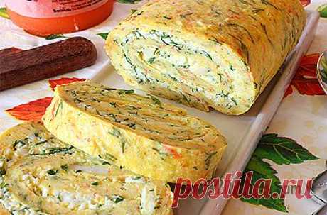 Рецепт: Рулет из крабовых палочек - пошаговый фото рецепт приготовления