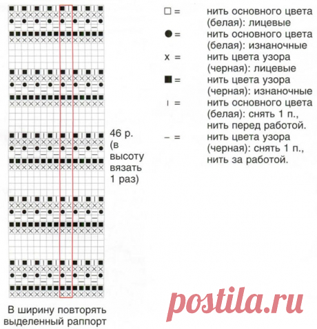 Милый черно-белый пуловер для женщины из категории Интересные идеи – Вязаные идеи, идеи для вязания