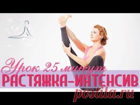 Растяжка - ИНТЕНСИВ / Развитие гибкости всего тела / Урок 25 минут