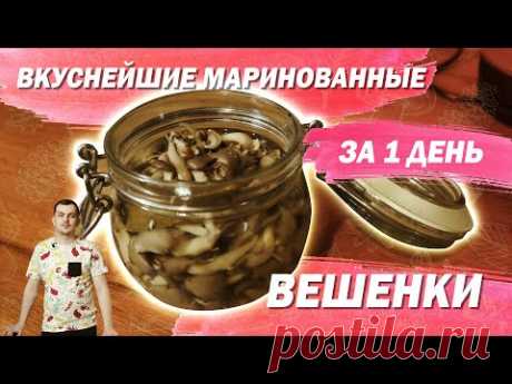 Вкуснейшие МАРИНОВАННЫЕ вешенки всего за СУТКИ  Вкуснейший рецепт БЫСТРОГО приготовления