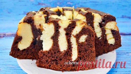 Шоколадный пирог (спиральный) с творожным кремом — не возможно оторваться! ht...