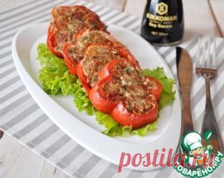 Фаршированные кольца перца - кулинарный рецепт