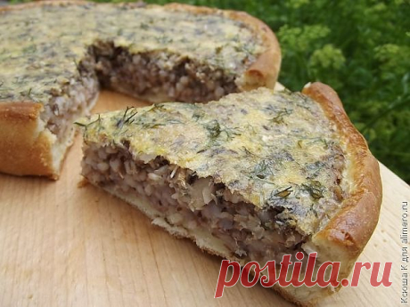 Пирог со скумбрией / Рецепты с фото