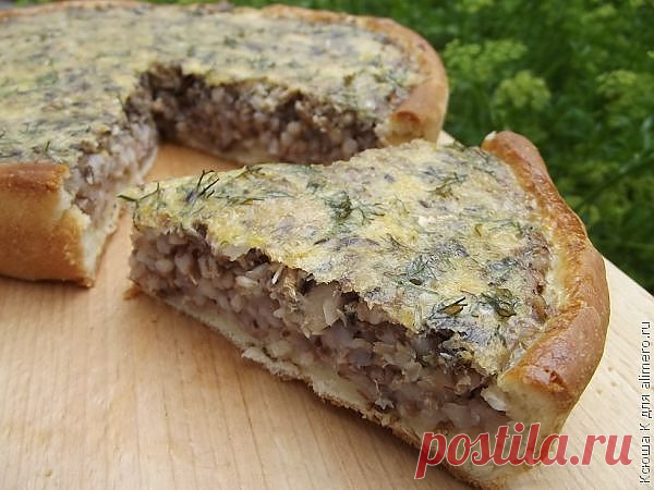 Пирог со скумбрией / Рецепты с фото