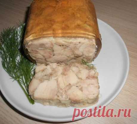 Домашняя куриная ветчина