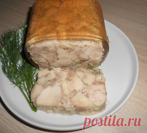 Домашняя куриная ветчина