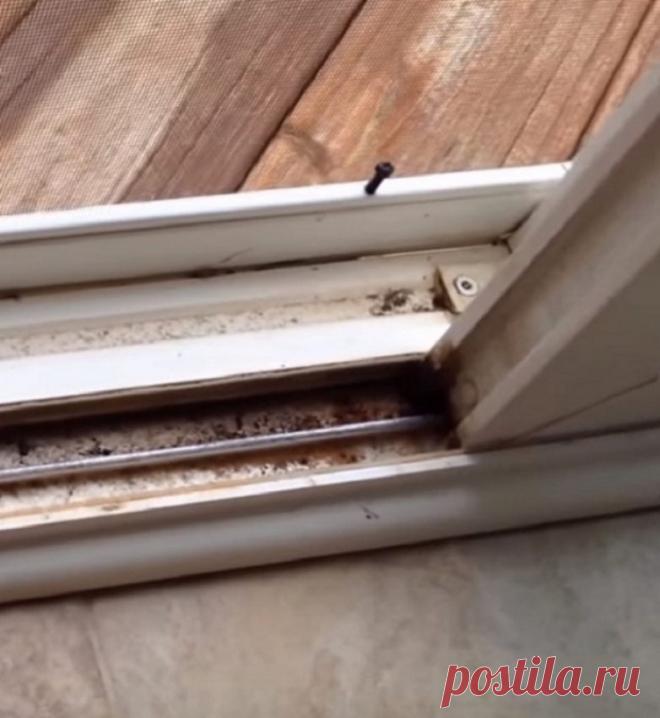 Быстрый способ помыть оконные рамы и системы раздвижных дверей — Лайфхаки