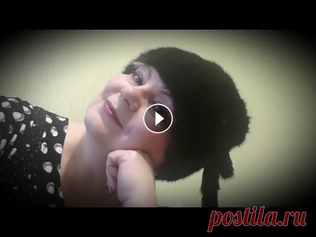 шапка гном из меха норки в этом видео я показываю как связать из меха норки шапку гном...
