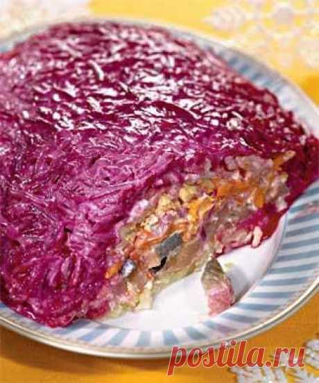 Селедка под шубой, салат. Пошаговый рецепт с фото