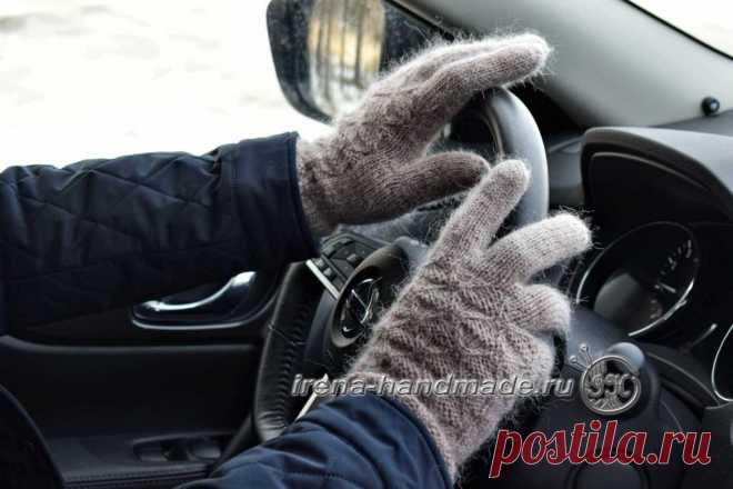 Мужские перчатки «Витторе» (вязание, схемы и фото) - Irena Handmade