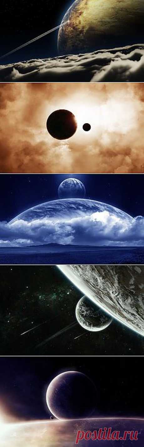 Изображение Планета, Облака, Космос. Космос | Фабрика картинок - PicsFab.com. Обои для рабочего стола