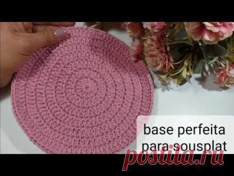 venha aprender a fazer uma base perfeita para sousplat