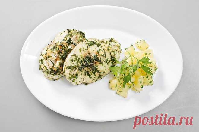 Низкокалорийный рецепт: хек в чесночном соусе