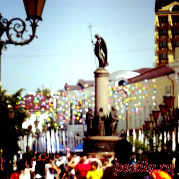 Шарики над Брестом --- на  День города  ...