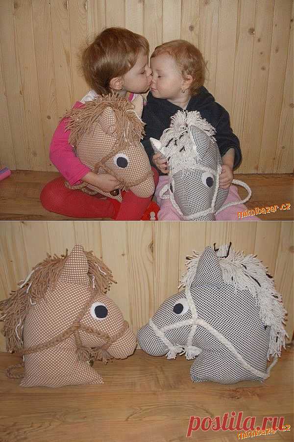 Шьем для деток лошадку. Выкройка.