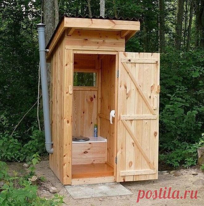 #СадовыеПостройки
 Haшa пepвaя coвмecтнaя c мyжeм paбoтa - тyaлeт