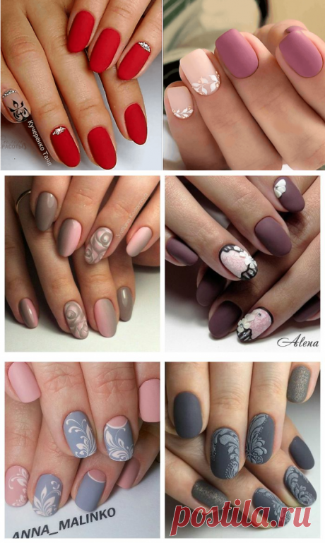Стиль во всём! Ультрамодный матовый маникюр! Кликайте на фото, чтобы прочитать ⤴