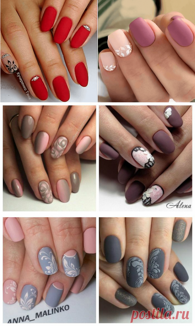 Стиль во всём! Ультрамодный матовый маникюр! Кликайте на фото, чтобы прочитать ⤴