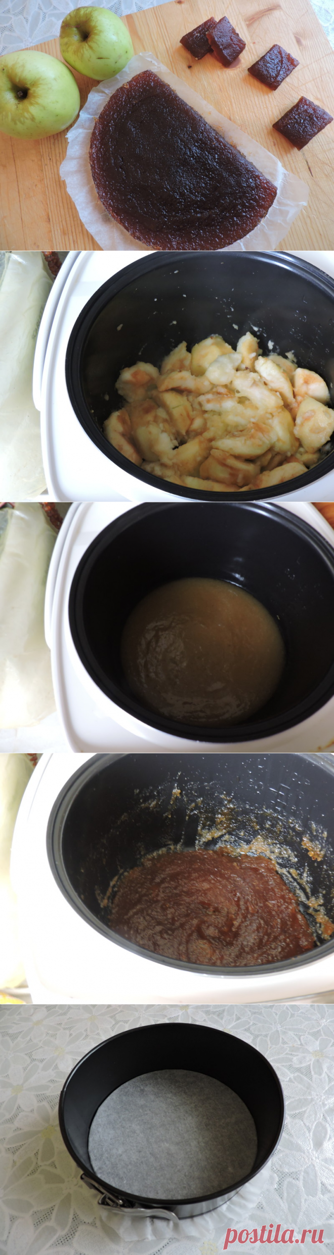 Яблочный мармелад в мультиварке - почти забытый вкус детства!
- Яблоки - 8 шт

- Сахар по вкусу - у меня ушло 500 гр