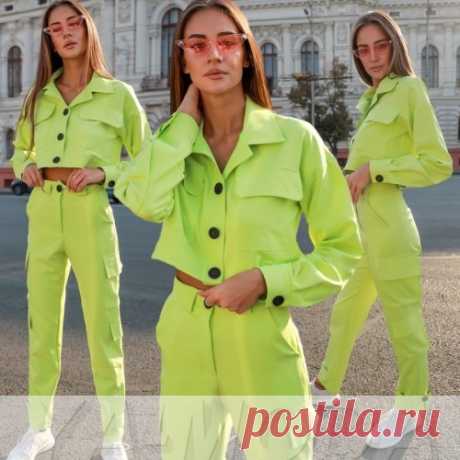 ❃Костюм с брюками карго купить недорого