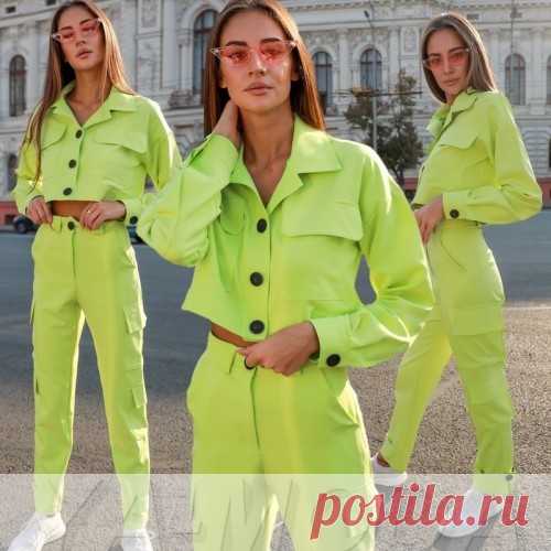 ❃Костюм с брюками карго купить недорого