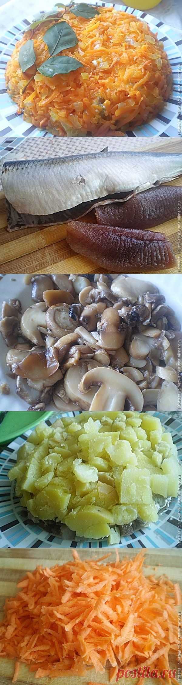 Салат "Лисичкина шубка"