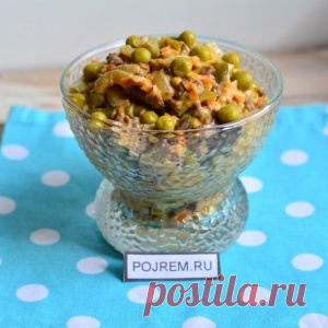 Рецепт: салат «обжорка» с печенью - МирТесен