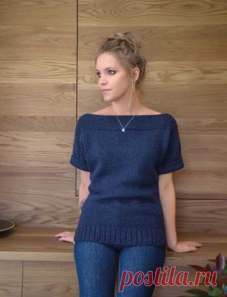 Кофточка Leah с вырезом лодочка - Вяжи.ру