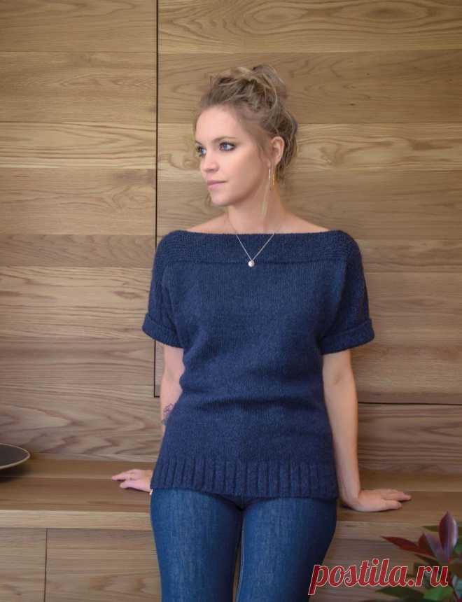Кофточка Leah с вырезом лодочка - Вяжи.ру