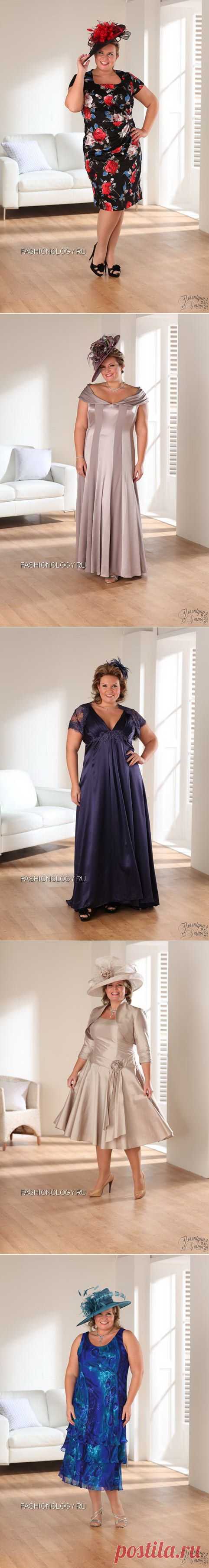 Модные вечерние платья для полных женщин за 50
