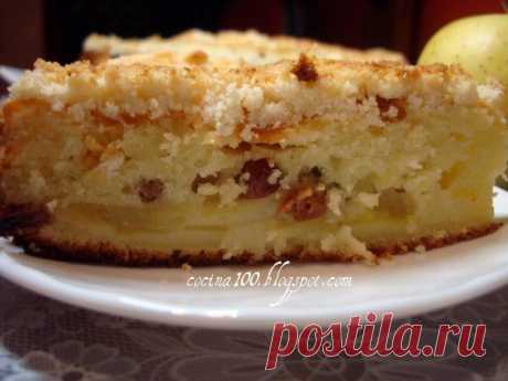 Пирог с яблоками &quot;Домашний&quot;.