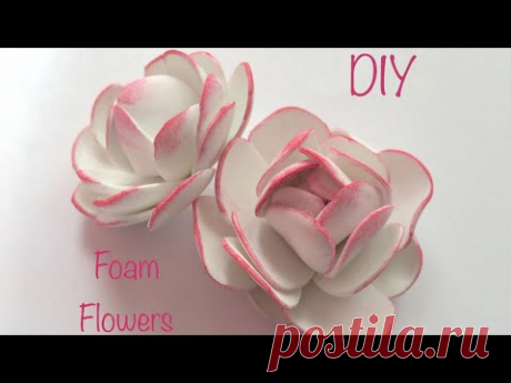 Как сделать Простые Цветы из Фоамирана - запись пользователя Anna Makes Flowers (Анна) в сообществе Прочие виды рукоделия в категории Флористика, топиарии