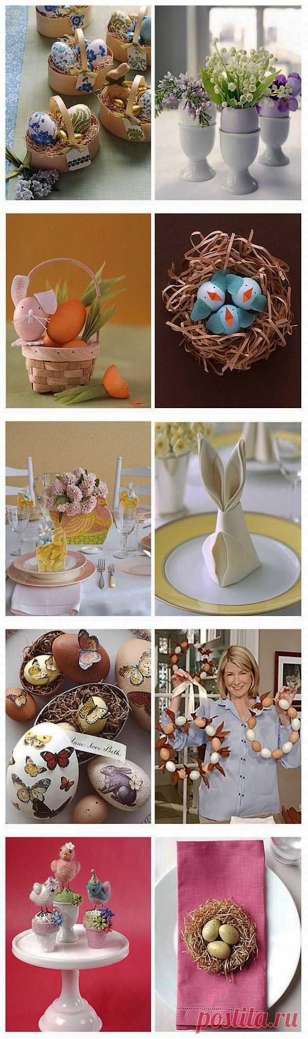 Идеи пасхальных украшений, украшения к пасхе