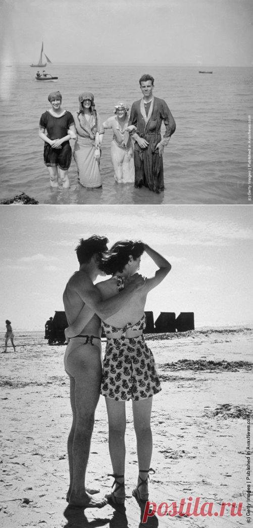 Ретро-фото. Пляжный отдых начала прошлого века! | Мой мир в фотографиях