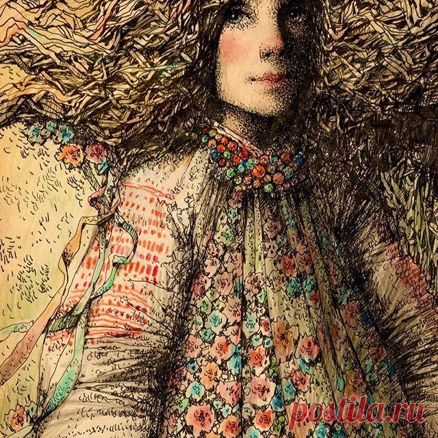 Францию, Италию люблю, но, кажется, в каждом моём рисунке матушка Россия, а? 😉
Вот и в прекрасный Париж мотались с музой барышней-крестьянкой @elfinmary
Теперь рисую во французских садах царевен ;)
