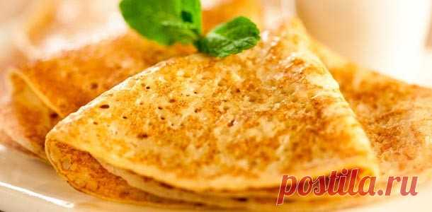 Тоненькие и кружевные блины на кефире — нереально вкусные!!!