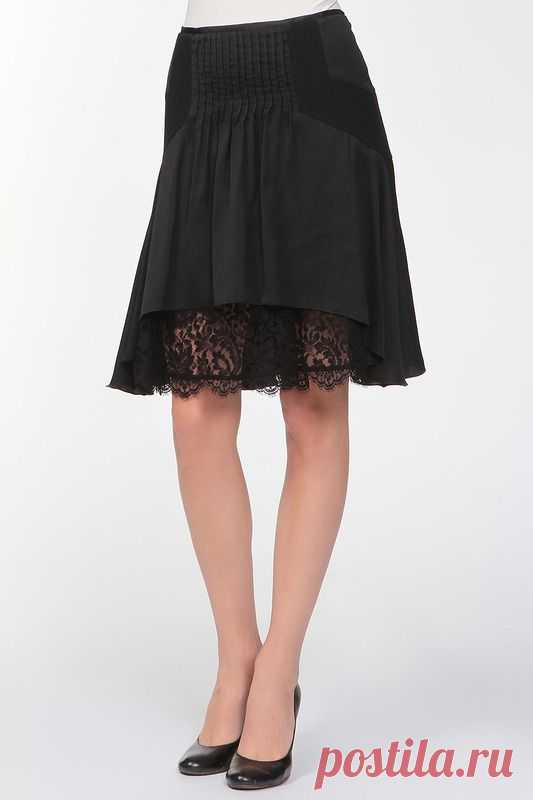 Купить Юбка Blumarine 9426 BLUMARINE FW13-14 ЧЕРНЫЙ со скидкой в интернет-магазине kupivip.ru - распродажа