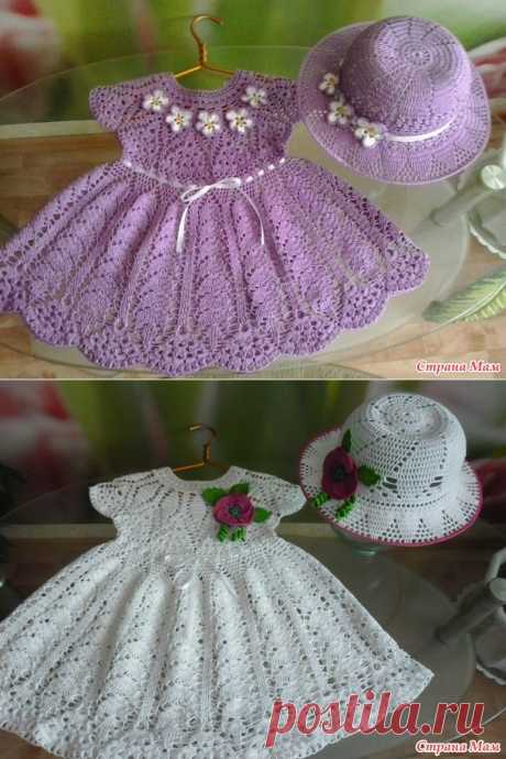 Начинаем вязать он-лайн комплект с маками - Вяжем вместе он-лайн - Страна Мам