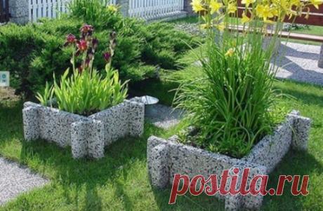 Садовый бордюр для цветников и открытой террасы