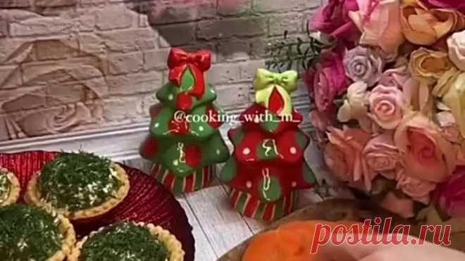 Закуска ЁЛОЧКИ В ТАРТАЛЕТКАХ с тунцом ( рецепт )