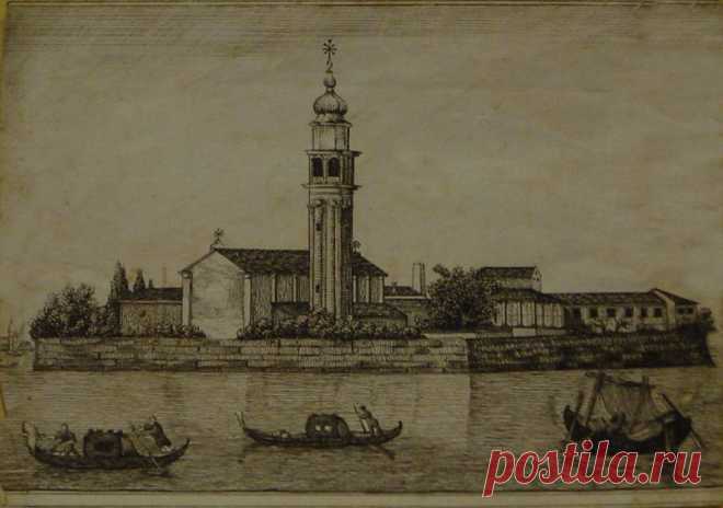 300 տարի առաջ, 1717 թ. օգոստոսի 26-ին, Վենետիկի Սենատի որոշմամբ եւ դոժի հրամանագրով Սբ. Ղազար կղզին տրուեց Մխիթար Սեբաստացուն եւ իր միաբաններին։

Ամէն ինչ առջեւում էր…
Ca a bien changé dépuis cette époque. Carte montrant les différentes étapes de l'agrandissement de l'île monastère. 
В это время все изменилось. Карта показывает различные этапы расширения в острова.