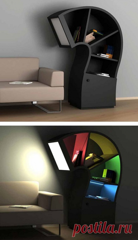Креативные книжные полки