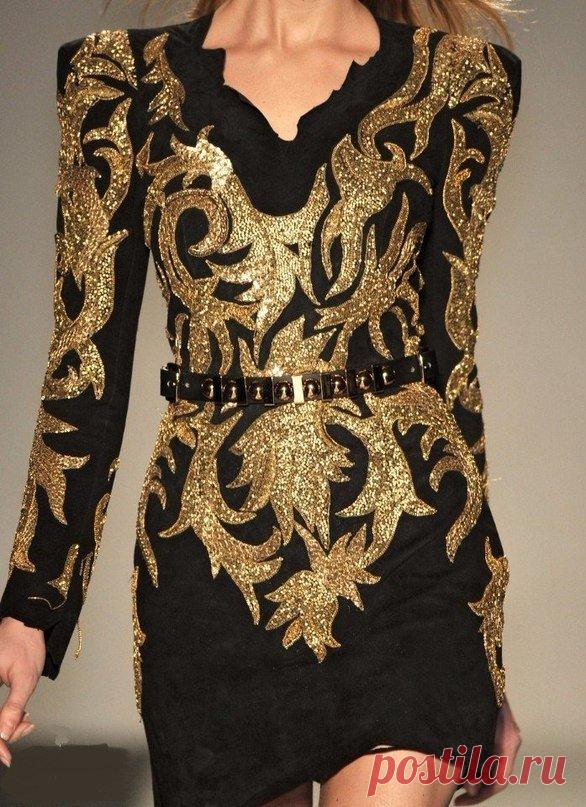 Look! Черно-золотые платья! — Модно / Nemodno