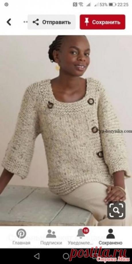 . Помогите разобраться со свитером Всем здравствуйте. Помогите пожалуйста, как связать этот свитер. Нашла только фото выкройки