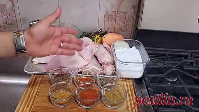 Курица на соли в духовке