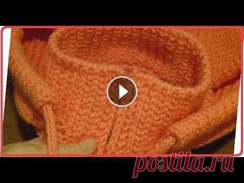 Кофта с капюшоном.  Часть 1.  Горловина. помощь каналу - help channel - QIWI +79272195053...