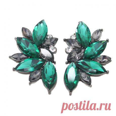 2015 новое оптовая продажа винтажный дизайн кристалл серьги мода женщин заявление серьгу для женщин мода pendientes купить на AliExpress