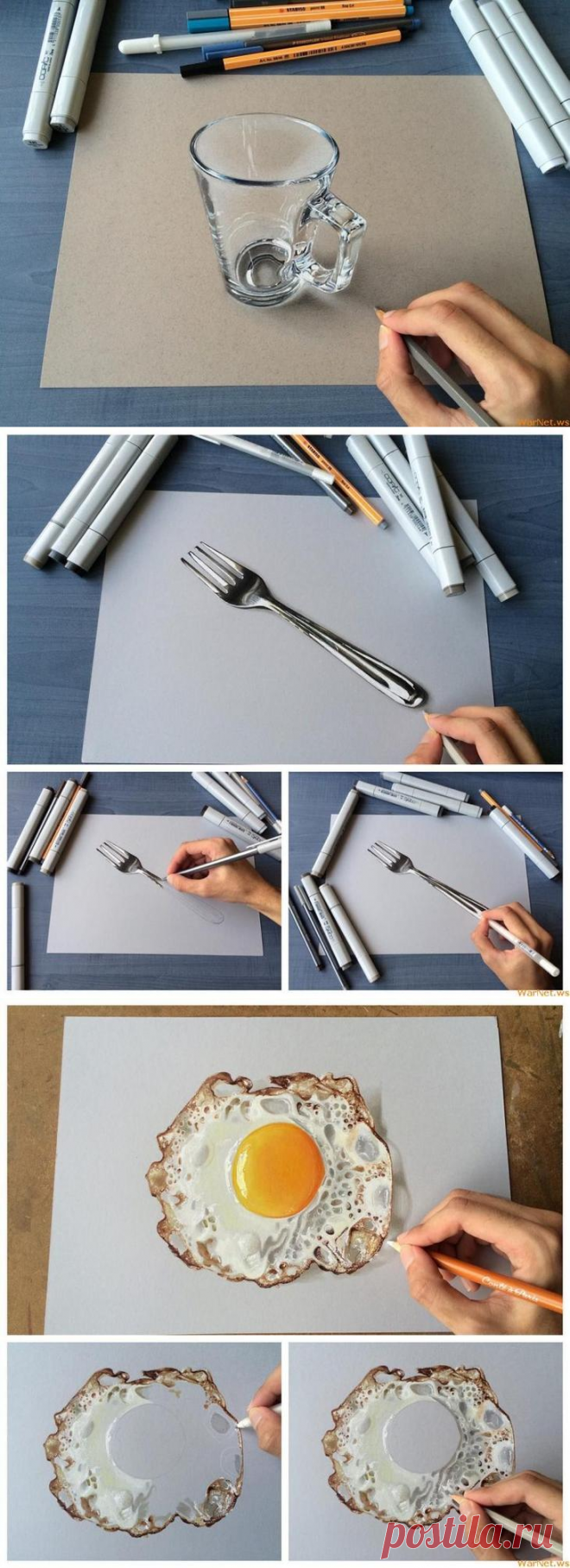 Гиперреалистичные рисунки от 19-летнего парня из Индии