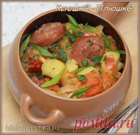 Солянка по-мюнхенски со шпикачками (мультиварка Brand 37501) - рецепт с фото на Хлебопечка.ру