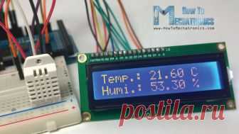 DHT11 & DHT22 Sensor Temperature and Humidity Tutorial In this Arduino Tutorial we will learn how to use the DHT11 or the DHT22 sensor for measuring temperature and humidity with the Arduino board. The DHT22 is the more expensive version which obviously has better specifications. Its temperature measuring range is from -40 to +125 degrees Celsius with...
